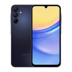 SAMSUNG Teléfono celular Galaxy A15 5G Serie A, teléfono inteligente Android desbloqueado de 128 GB, pantalla AMOLED, almacenamiento ampliable, seguridad Knox, carga súper rápida, versión