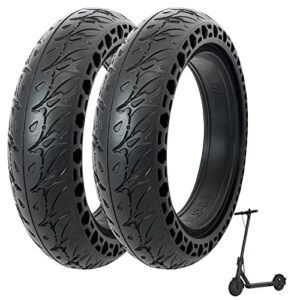 ESCKW 8.5 Solid Tires Compatible for Xiaomi M365 Pro/Gotrax Gxl V2 Electric Scooter Tire Replacement 8.5 Inches Solid Tire 8 1/2'' Front or Rear Wheels Replacement Solid Tires (2 Pcs)